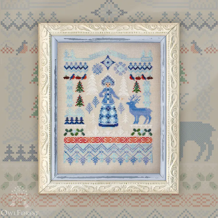 Схема для вышивания «Снегурочка»