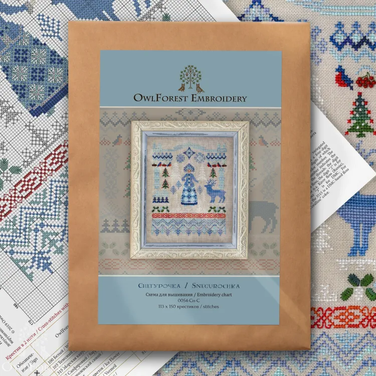 Схема для вышивания «Снегурочка»