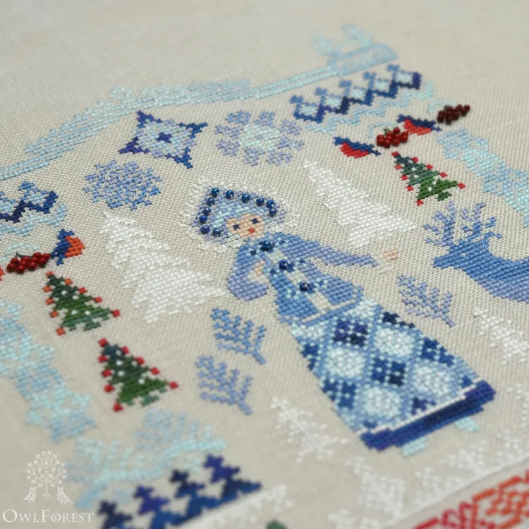 Схема для вышивания «Снегурочка»