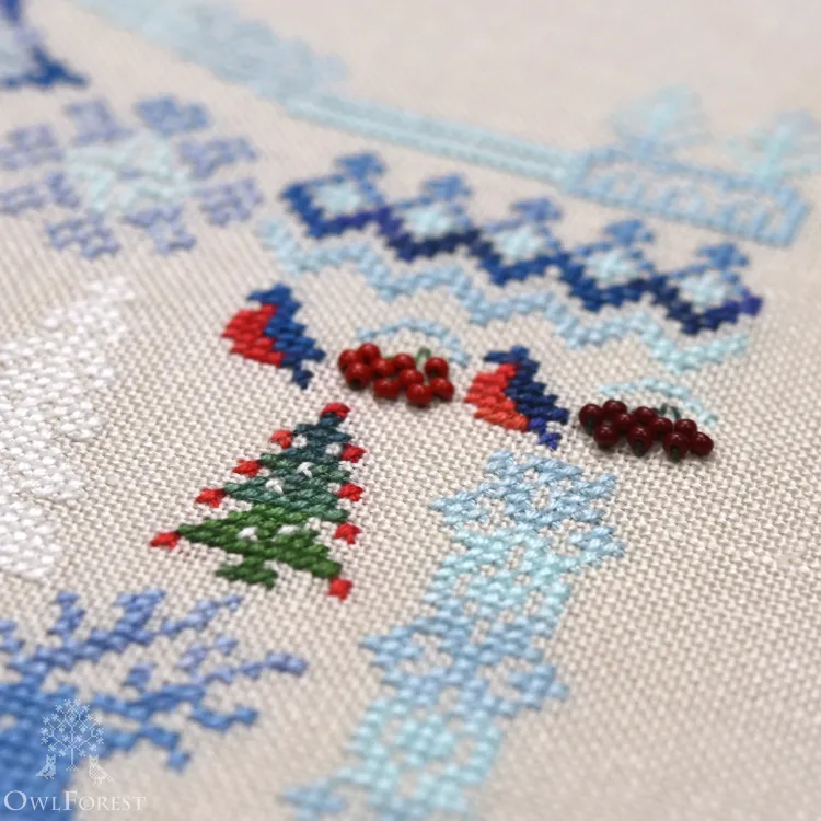 Схема для вышивания «Снегурочка»