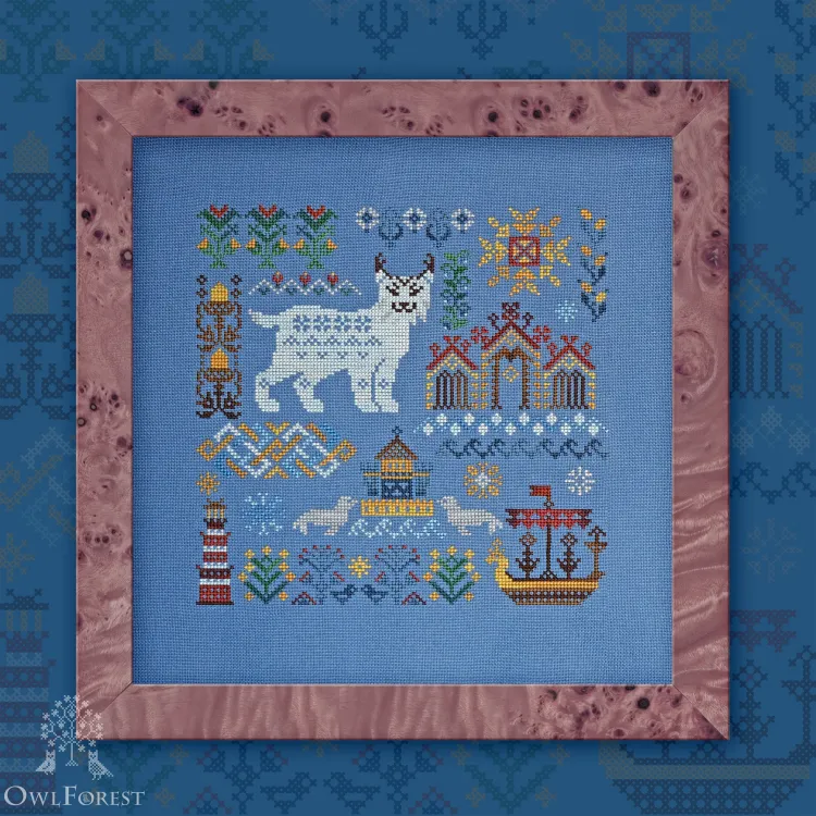 Набор для вышивания «Гиперборея. Рысь»