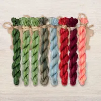 Набор ниток OwlForest для схемы «Ягодная азбука» (ПНК)