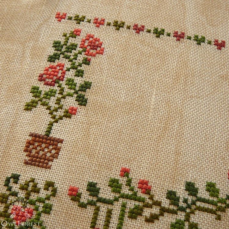 Бесплатная схема для вышивания «Алиса в Стране Чудес» цветной вариант