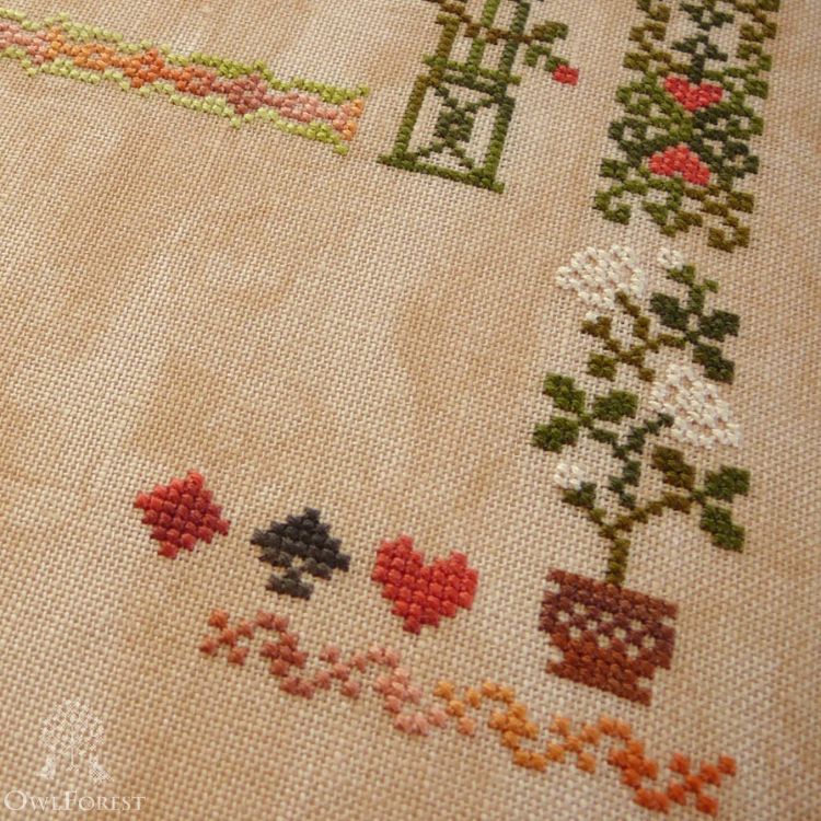 Бесплатная схема для вышивания «Алиса в Стране Чудес» цветной вариант