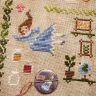 Бесплатная схема для вышивания «Алиса в Стране Чудес» цветной вариант