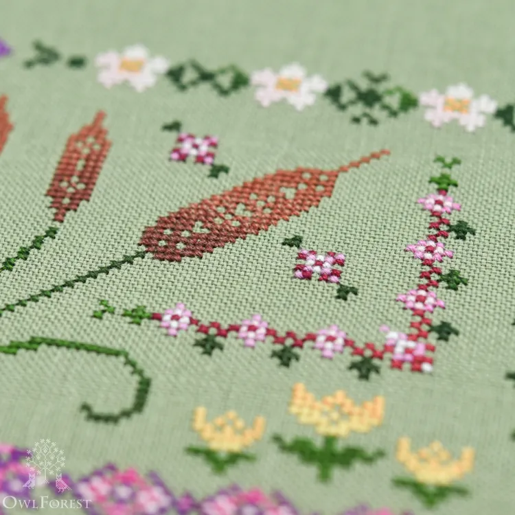 Схема для вышивания «Звонкие стрекозы»