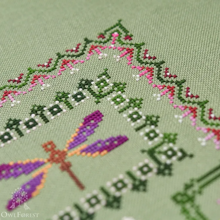 Схема для вышивания «Звонкие стрекозы»