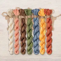 Набор ниток OwlForest для схемы «Домовой» (DMC)