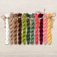 Набор ниток OwlForest для схемы «Клубничное варенье» (ПНК им. Кирова)