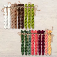 Набор ниток OwlForest для схемы «Клубничное варенье» (ПНК им. Кирова)