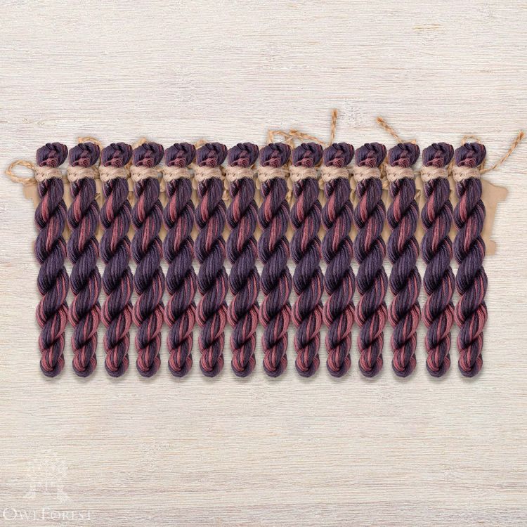 Набор ниток OwlForest для схемы «Королевские павлины» (ПНК)