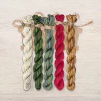 Набор ниток OwlForest для схемы «Пряничный Новый год» (ПНК)