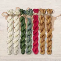 Набор ниток OwlForest для схемы «Пряничный Новый год» (ПНК)