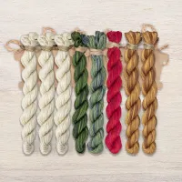 Набор ниток OwlForest для схемы «Пряничный Новый год» (ПНК)