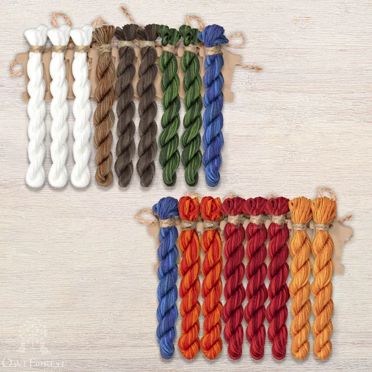 Набор ниток OwlForest для схемы «Чудо-терем» (ПНК)