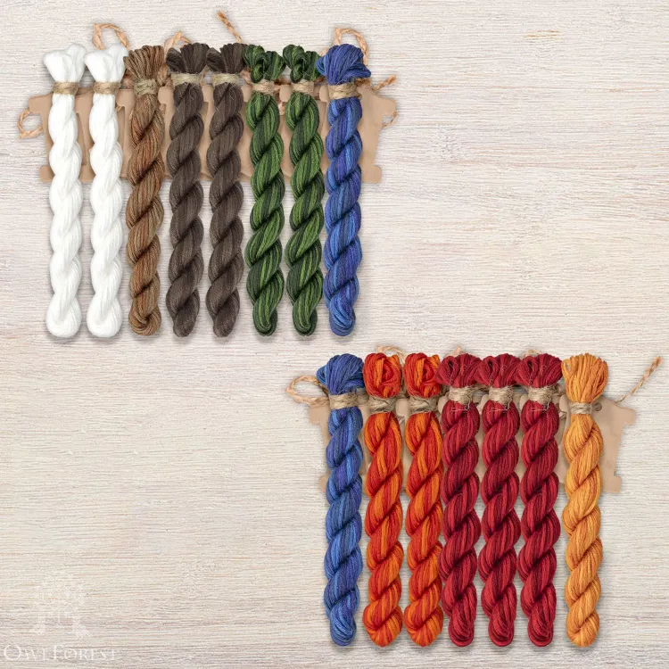 Набор ниток OwlForest для схемы «Чудо-терем» (ПНК)