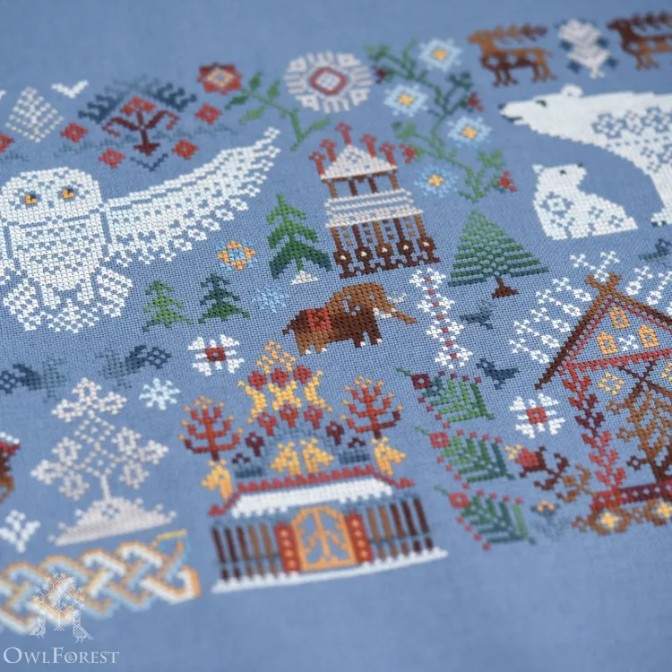 Набор для вышивания «Гиперборея. Полярная сова»