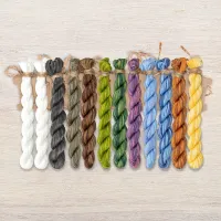 Набор ниток OwlForest для схемы «Коты прилетели» (ПНК)