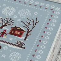 Электронная схема «Зимние сюжеты. Дворик»