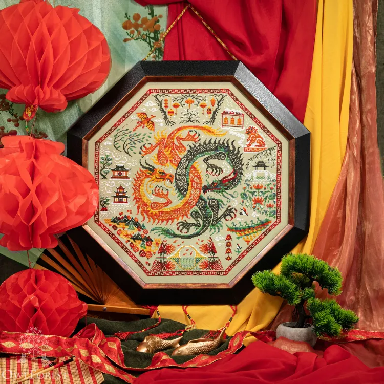 Набор для вышивания «Два дракона» 