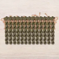 Набор ниток OwlForest для схемы «Семплер с желудями» (DMC) монохромный вариант