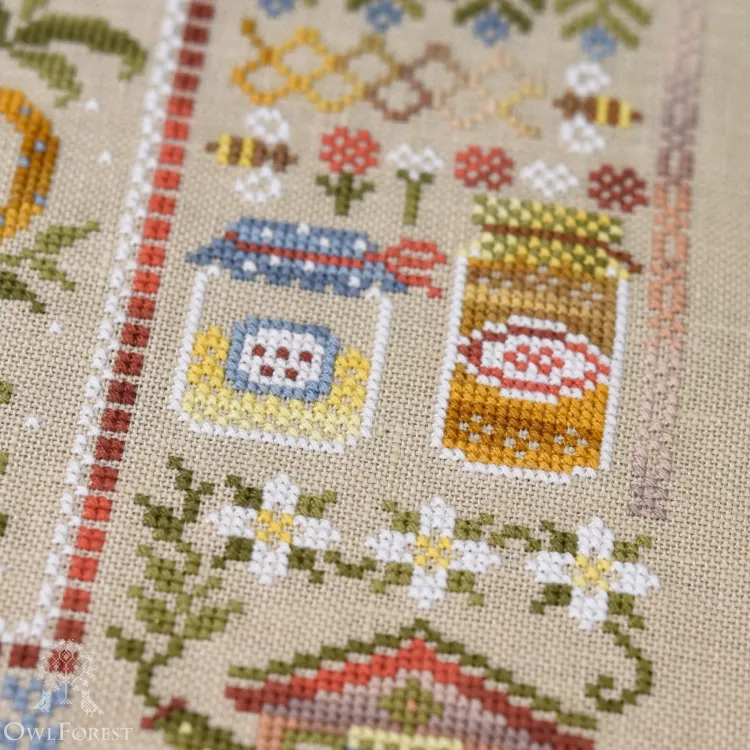 Схема для вышивания «Чайный семплер»