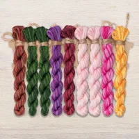 Набор ниток OwlForest для схемы «Звонкие стрекозы» (DMC)