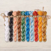 Набор ниток OwlForest для схемы «Конёк-горбунок» (DMC)