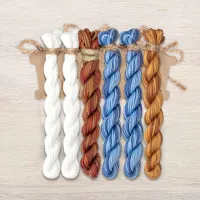 Набор ниток OwlForest для схемы «Метрика. Мальчик-котик» (ПНК)