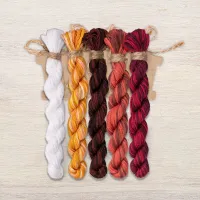 Набор ниток OwlForest для схемы «Зимние сюжеты. Дворик» (DMC)