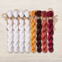 Набор ниток OwlForest для схемы «Зимние сюжеты. Дворик» (DMC)