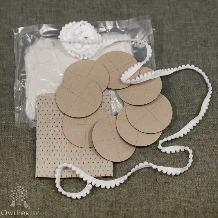 Набор для вышивания и изготовления пинкипов «Зимние птички»