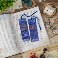 Комплект из 2 книжных закладок «Ночь»