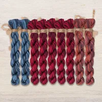 Набор ниток OwlForest для схемы «Северный край» (DMC)