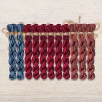 Набор ниток OwlForest для схемы «Северный край» (DMC)