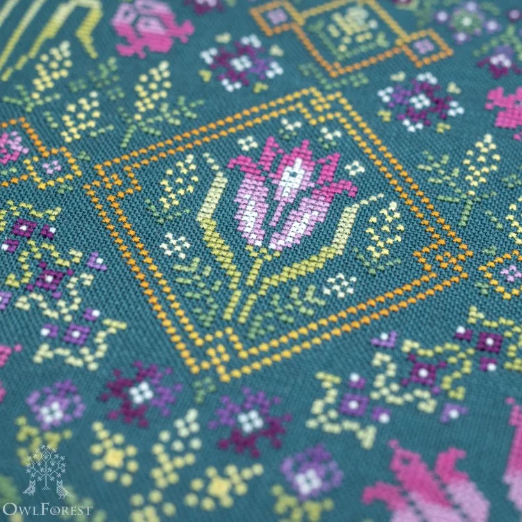 Схема для вышивания «Тюльпаны»