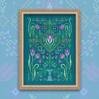 Схема для вышивания «Тюльпаны»