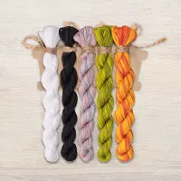 Набор ниток OwlForest для бесплатной схемы «Дружественные лемуры» (DMC)