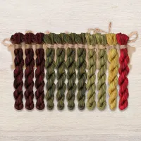 Набор ниток OwlForest для схемы «Лес изначальный» (DMC)