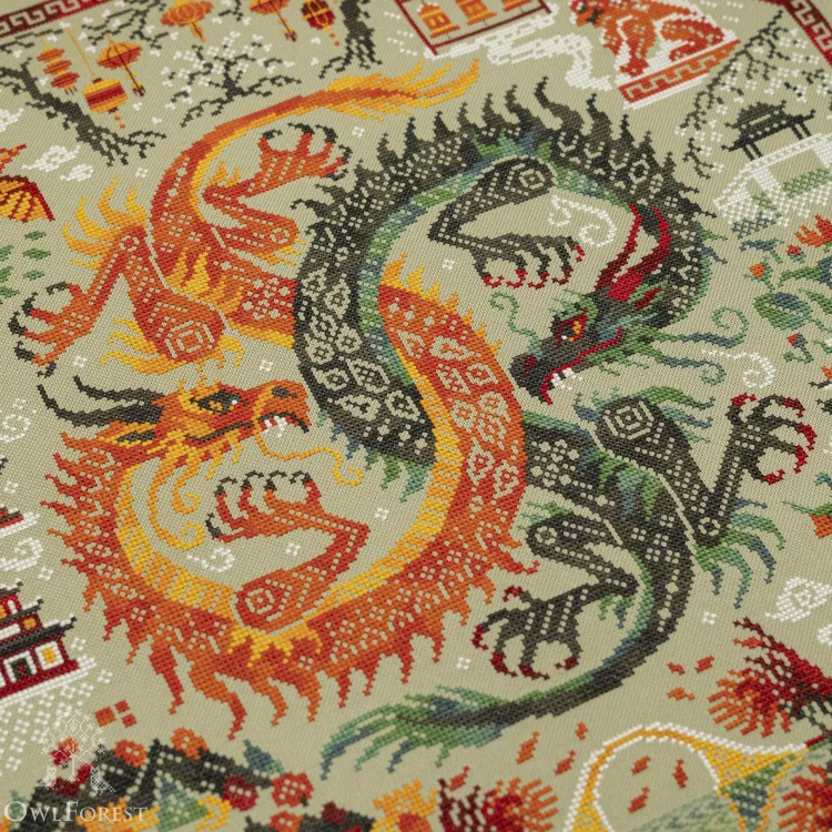 Электронная схема «Два дракона»