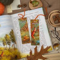 Комплект из 2 книжных закладок «Лисы»
