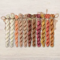 Набор ниток OwlForest для схемы «Кофейный семплер» (ПНК)