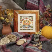Бесплатная схема для вышивания «Карета-тыква»