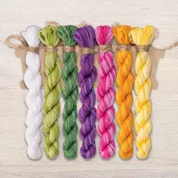 Набор ниток OwlForest для схемы «Тюльпаны» (DMC)