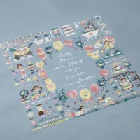 Электронная схема «Счастливое детство. Метрика для девочки»