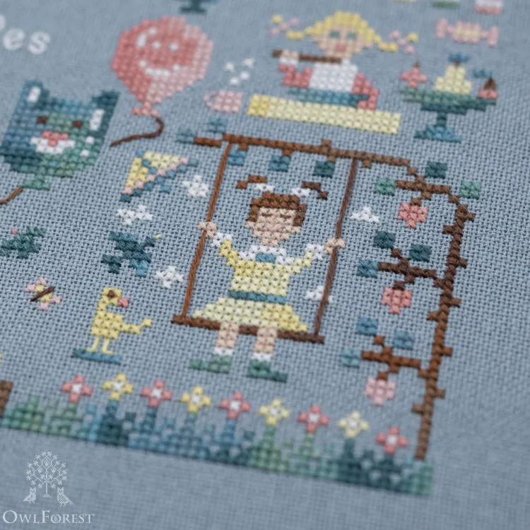 Электронная схема «Счастливое детство. Метрика для девочки»