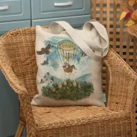 Сумка-шоппер «Полёт на воздушном шаре»