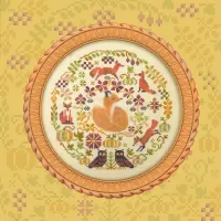 Бесплатная схема для вышивания «Осенние побегушки»