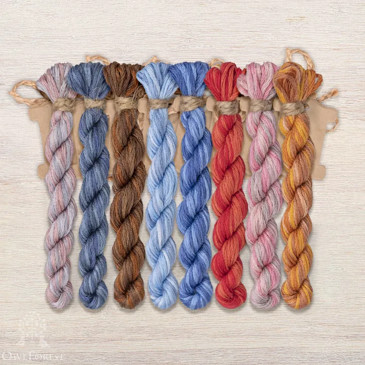 Набор ниток OwlForest для схемы «К лету готова!»  (DMC)