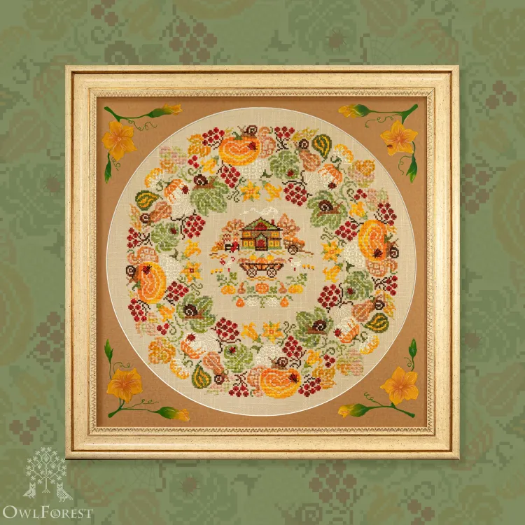 Схема для вышивания «Золотая осень»